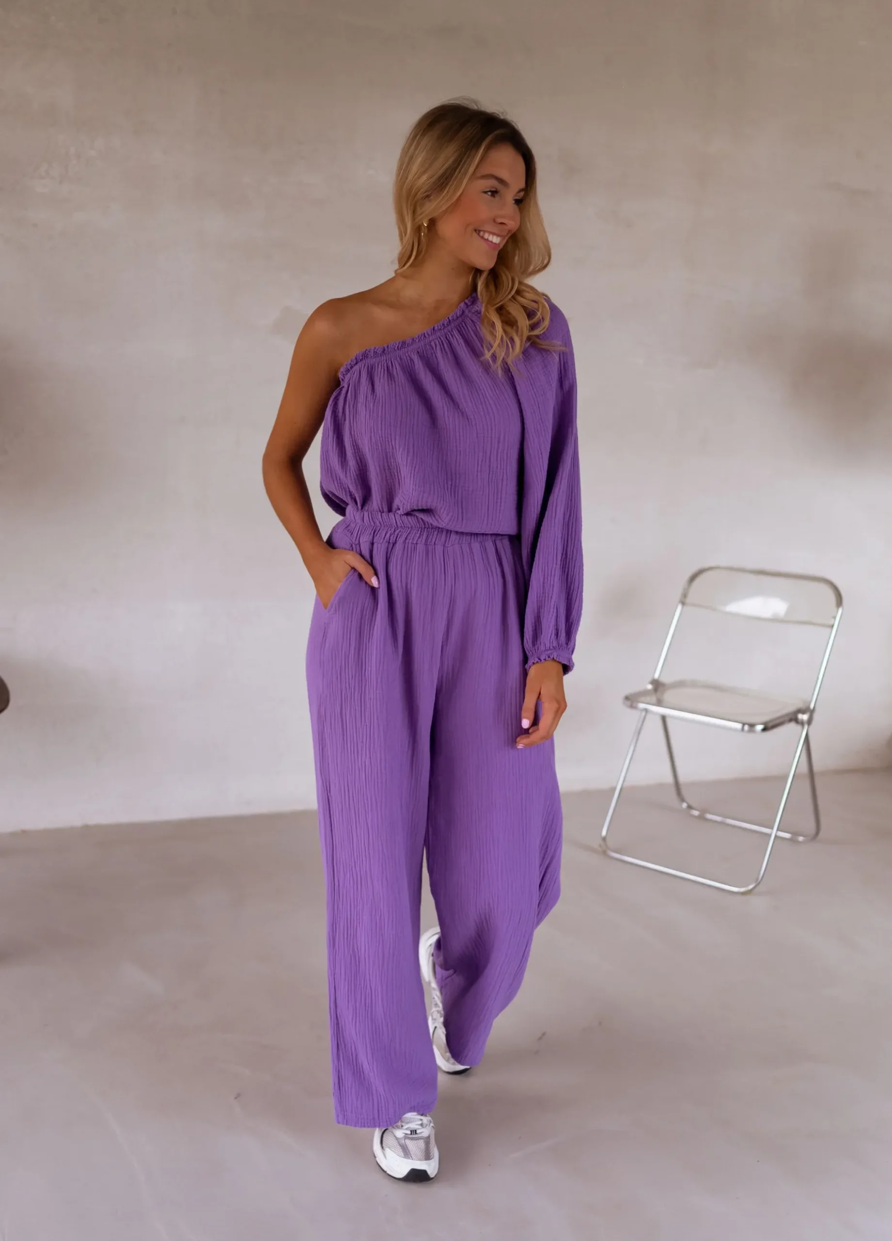 Cheap Pantalon Sacha - mauveEasy Clothes Femme Pantalons