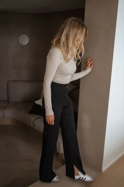 Discount Pantalon Sulli CREATION - noirEasy Clothes Femme Pantalons