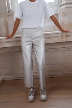 Flash Sale Pantalon Victoire - argentéEasy Clothes Femme Pantalons