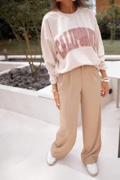 Cheap Pantalon Victor - beigeEasy Clothes Femme Pantalons