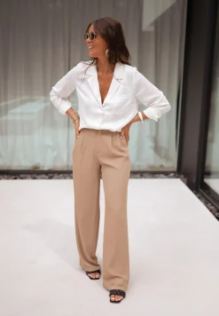 Cheap Pantalon Victor - beigeEasy Clothes Femme Pantalons