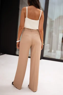 Cheap Pantalon Victor - beigeEasy Clothes Femme Pantalons