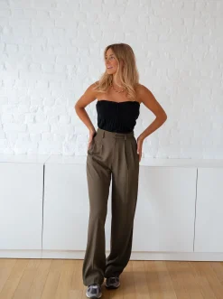 New Pantalon Victor - kakiEasy Clothes Femme Pantalons