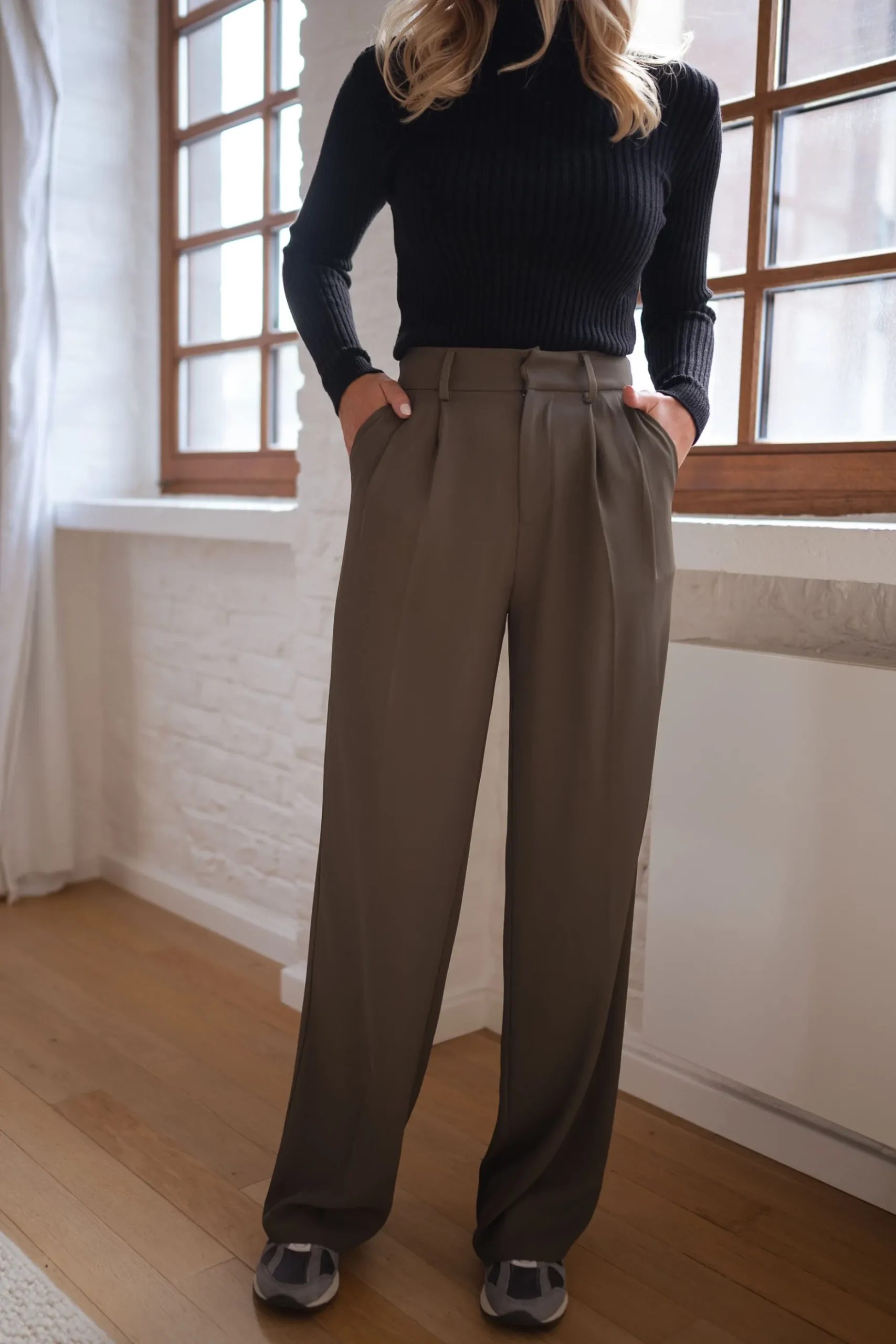 New Pantalon Victor - kakiEasy Clothes Femme Pantalons