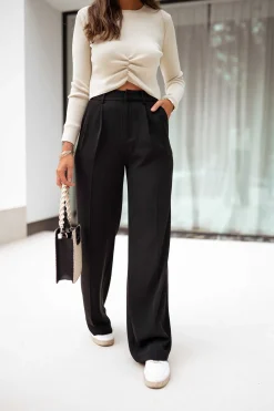 Store Pantalon Victor - noirEasy Clothes Femme Pantalons