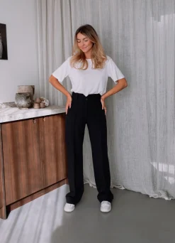 Flash Sale Pantalon Zane CREATION - bleu foncéEasy Clothes Femme Pantalons