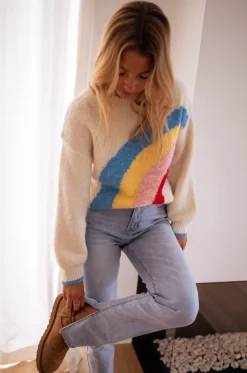 Shop Pull - Rainbow - couleurEasy Clothes Femme Pulls & Gilets