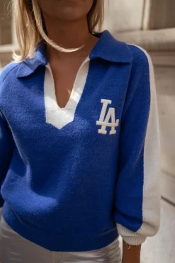 Fashion Pull Alpa - bleu et écruEasy Clothes Femme Pulls & Gilets