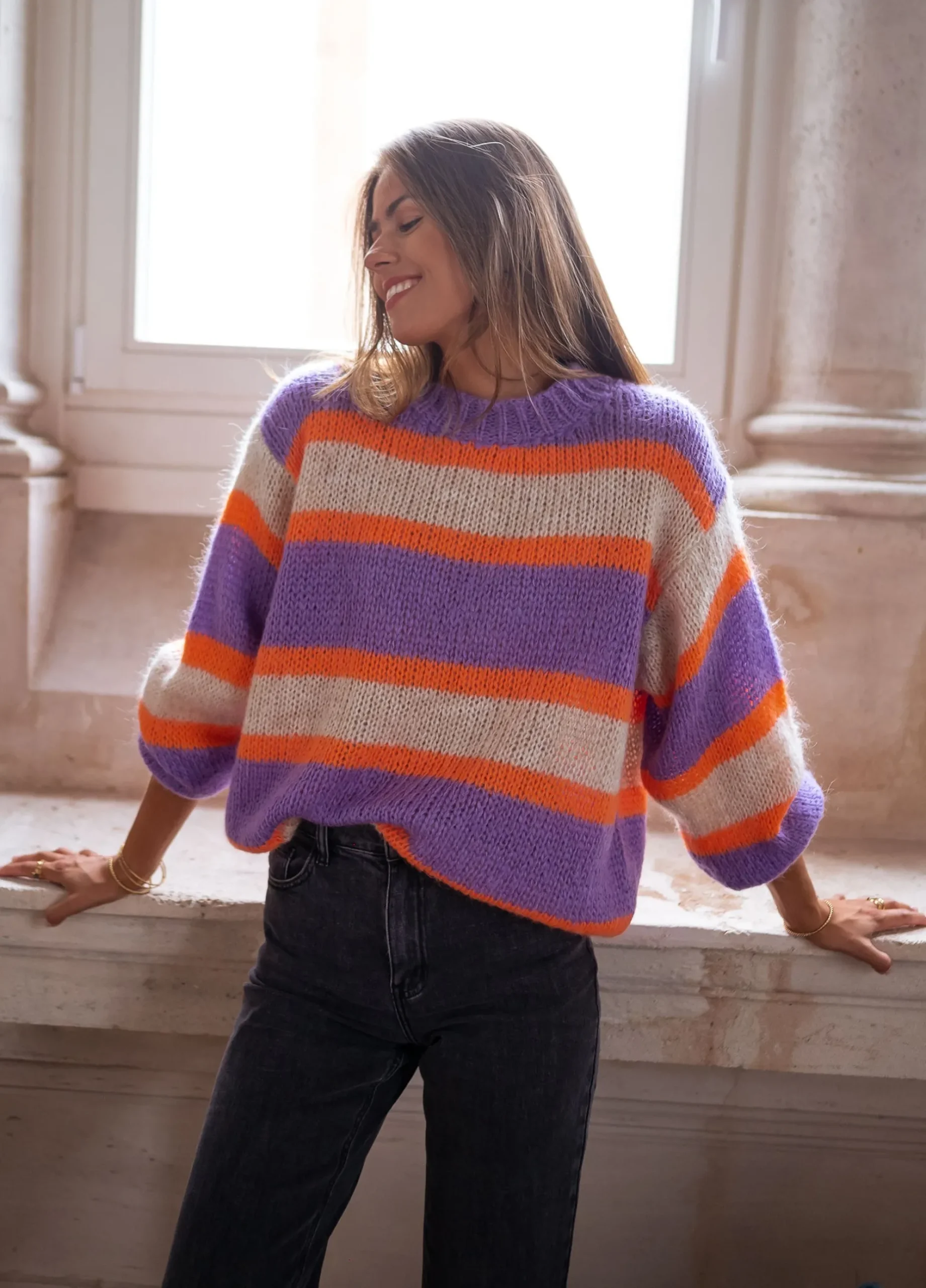 Store Pull Dalou - à lignesEasy Clothes Femme Pulls & Gilets