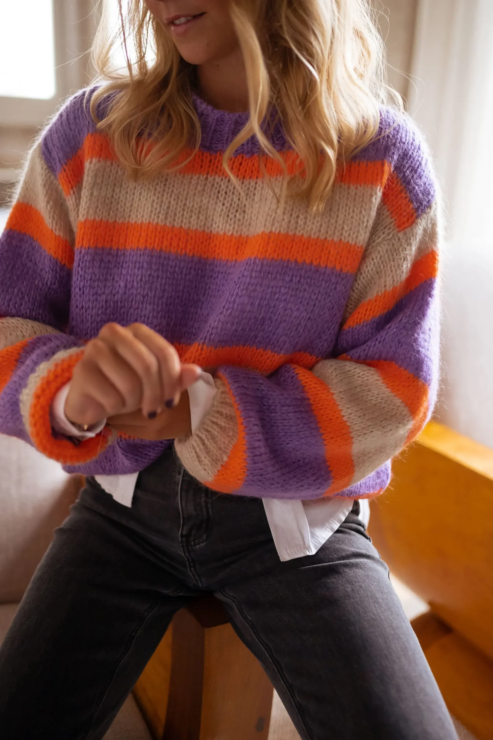 Store Pull Dalou - à lignesEasy Clothes Femme Pulls & Gilets