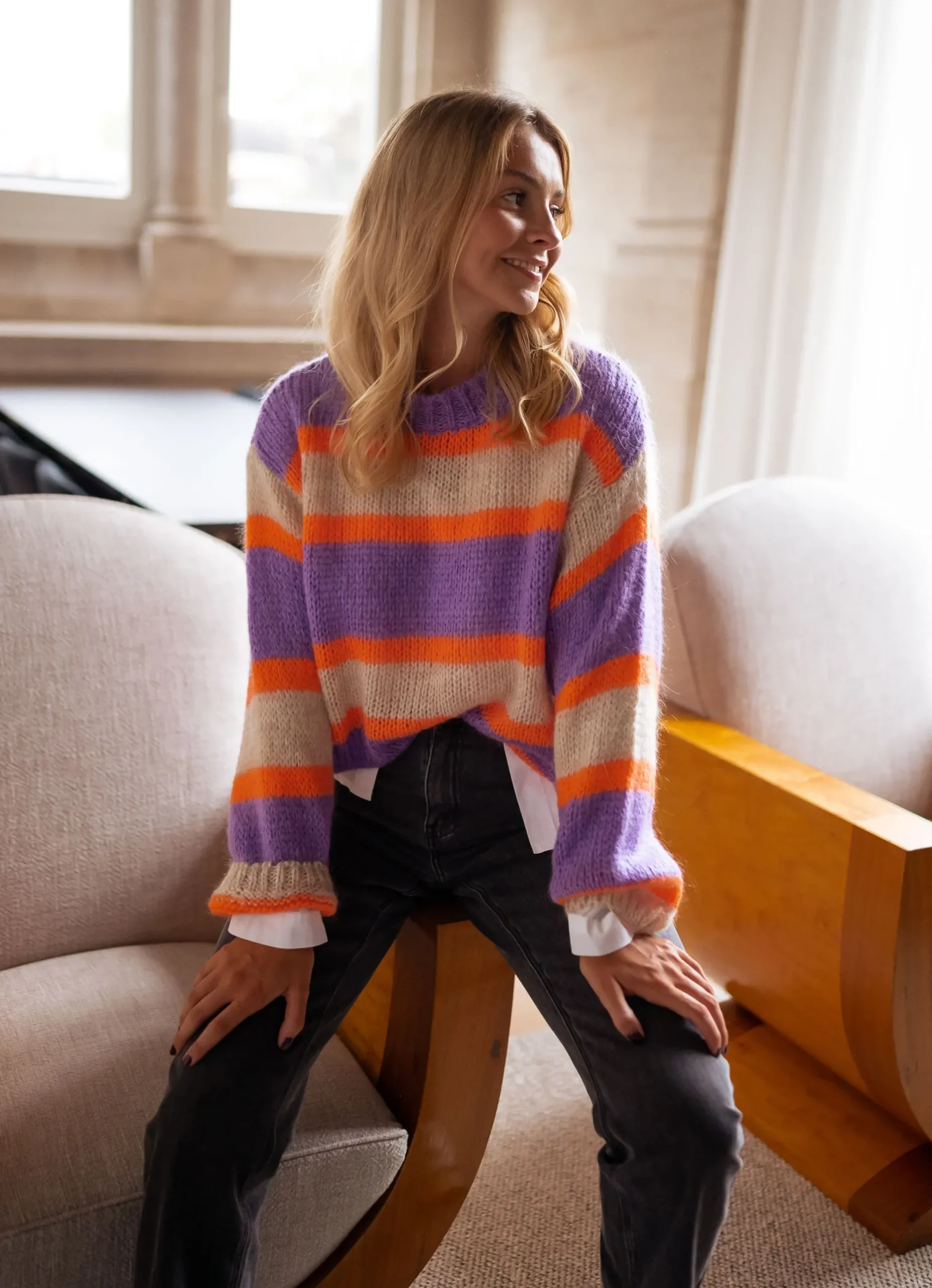 Store Pull Dalou - à lignesEasy Clothes Femme Pulls & Gilets