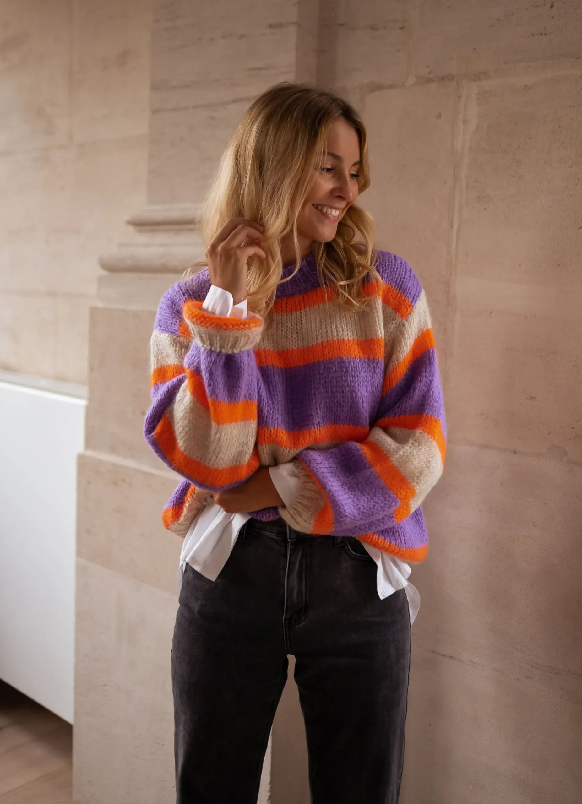 Store Pull Dalou - à lignesEasy Clothes Femme Pulls & Gilets