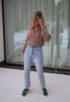 Outlet Pull Eddy - taupeEasy Clothes Femme Pulls & Gilets