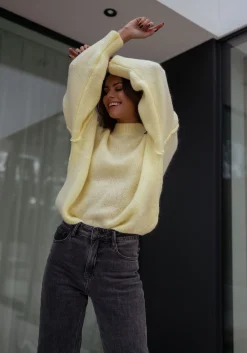 Clearance Pull Eden - jauneEasy Clothes Femme Pulls & Gilets