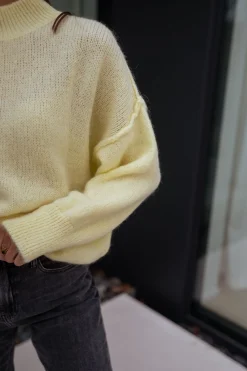 Clearance Pull Eden - jauneEasy Clothes Femme Pulls & Gilets