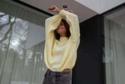 Clearance Pull Eden - jauneEasy Clothes Femme Pulls & Gilets