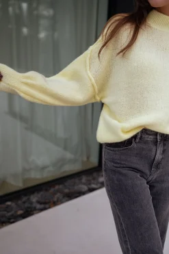 Clearance Pull Eden - jauneEasy Clothes Femme Pulls & Gilets