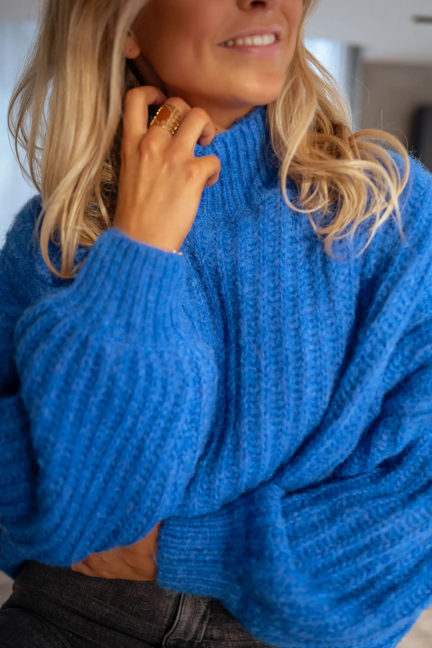 Best Sale Pull Gabou - bleuEasy Clothes Femme Pulls & Gilets