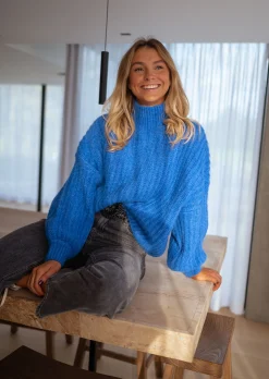 Best Sale Pull Gabou - bleuEasy Clothes Femme Pulls & Gilets