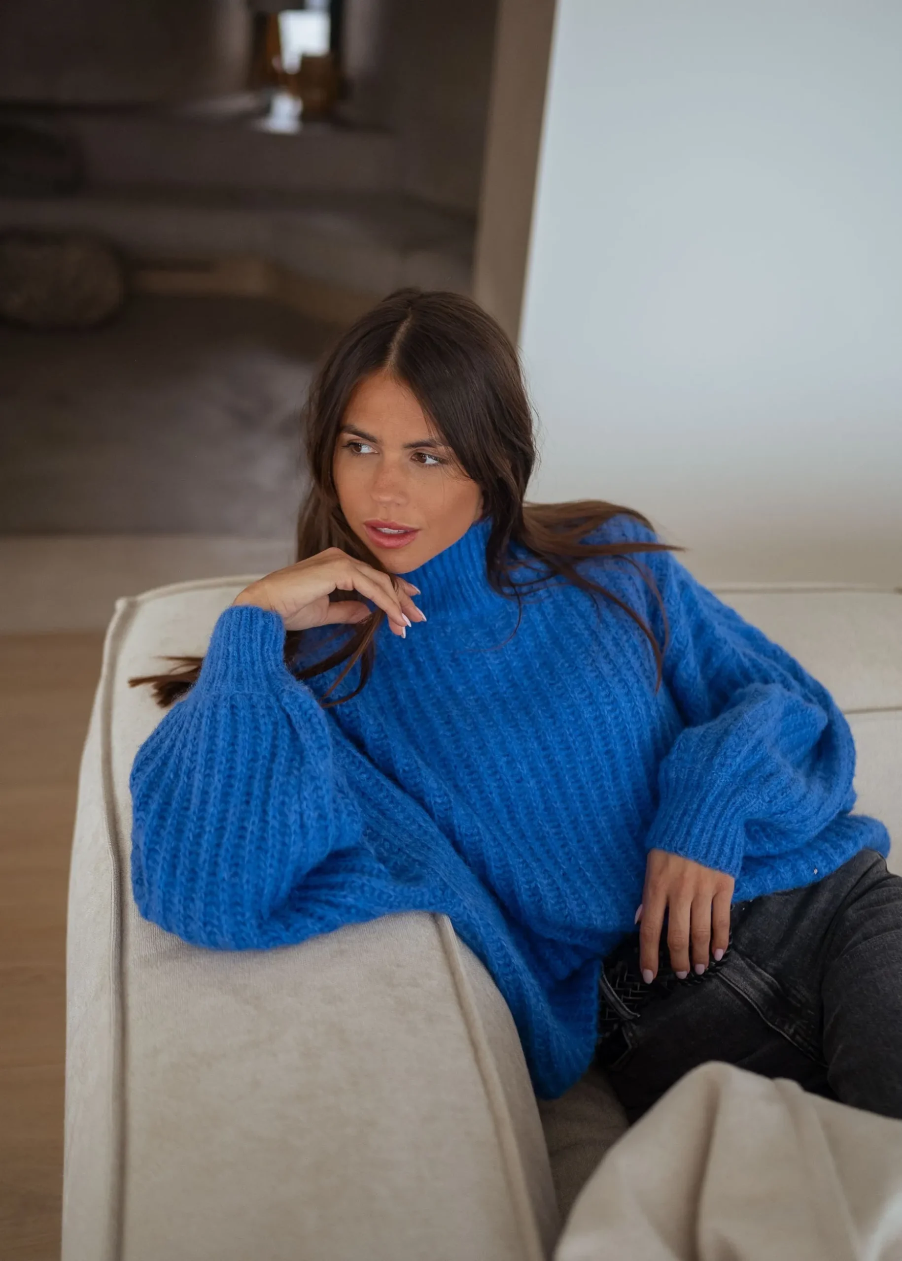 Best Sale Pull Gabou - bleuEasy Clothes Femme Pulls & Gilets