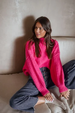 Best Pull Gabou - rose fuchsiaEasy Clothes Femme Pulls & Gilets
