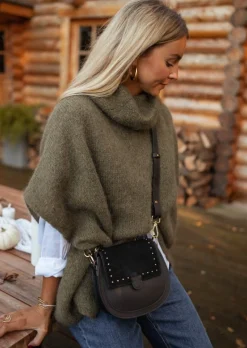 Shop Pull Herman - Kaki - Manches Courtes & Col RouléEasy Clothes Femme Pulls & Gilets