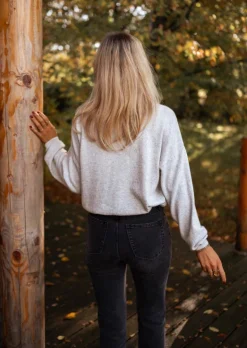 Shop Pull Iris - Cachemire Gris - Made In ItalyEasy Clothes Femme Pulls & Gilets