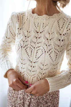 Clearance Pull Lenou - écruEasy Clothes Femme Pulls & Gilets