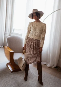 Clearance Pull Lenou - écruEasy Clothes Femme Pulls & Gilets