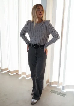 Online Pull Lucas - grisEasy Clothes Femme Pulls & Gilets