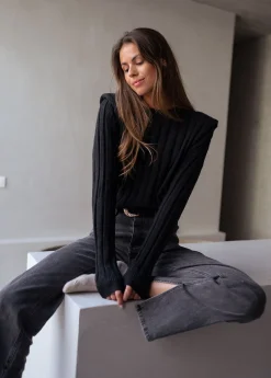 Cheap Pull Lucas - noirEasy Clothes Femme Pulls & Gilets