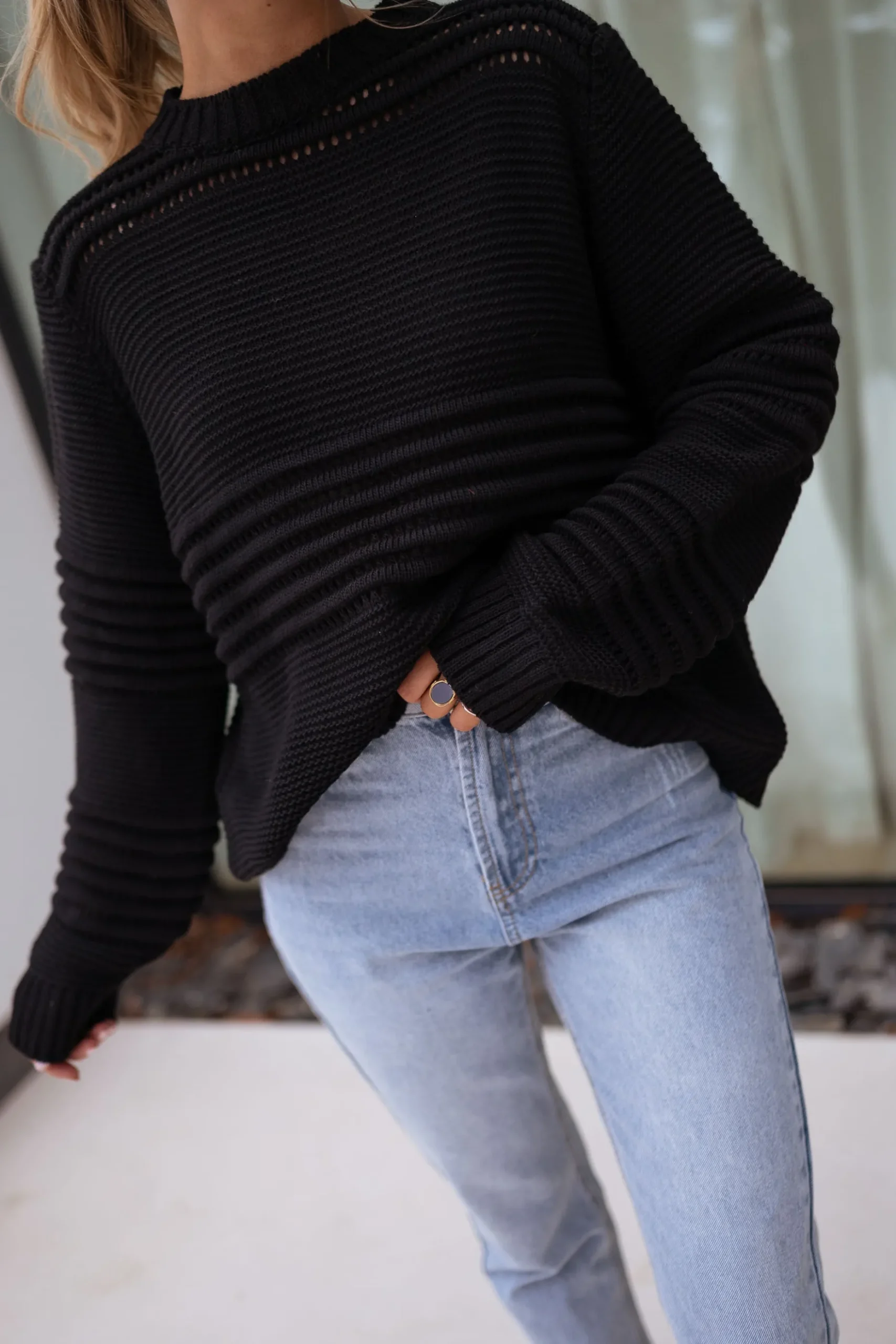 Sale Pull Miley - noirEasy Clothes Femme Pulls & Gilets