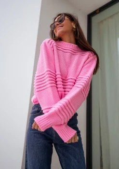 Outlet Pull Miley - roseEasy Clothes Femme Pulls & Gilets