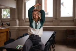 Flash Sale Pull Neve - vert et écruEasy Clothes Femme Pulls & Gilets