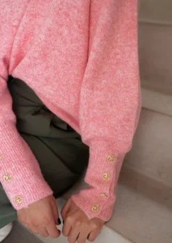 Store Pull Rubens Rose - Doux - Taille Unique - Easy Clothes Femme Pulls & Gilets