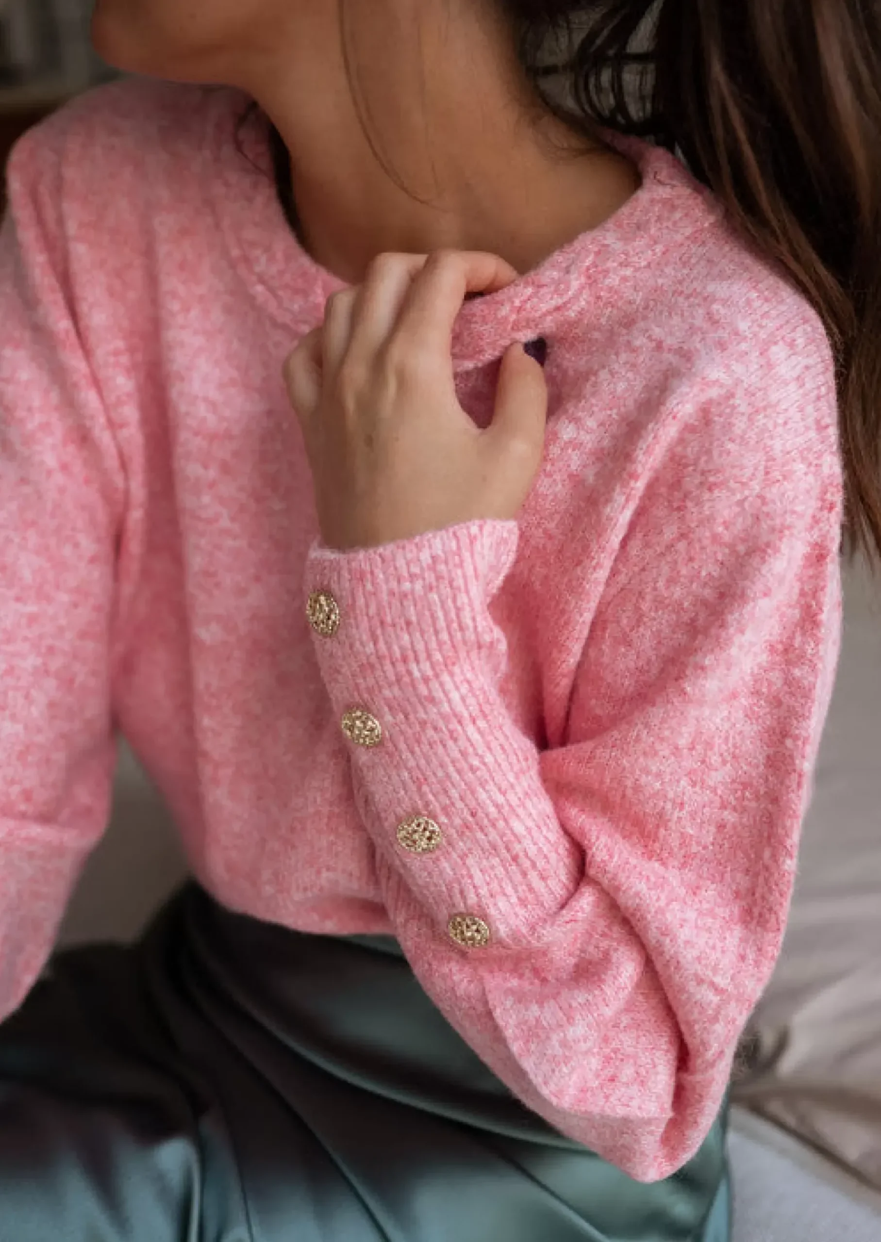 Store Pull Rubens Rose - Doux - Taille Unique - Easy Clothes Femme Pulls & Gilets