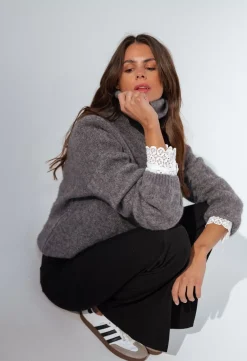 Online Pull Satou - gris foncéEasy Clothes Femme Pulls & Gilets