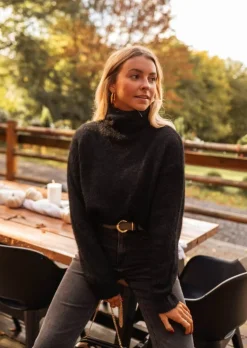 New Pull Tom - Noir - Col MontantEasy Clothes Femme Pulls & Gilets