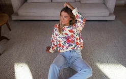 Outlet Pull Weston - à fleursEasy Clothes Femme Pulls & Gilets