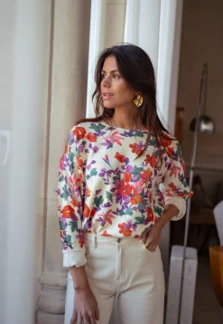 Outlet Pull Weston - à fleursEasy Clothes Femme Pulls & Gilets