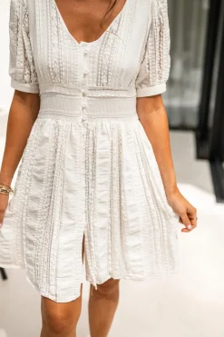 Online Robe Alix - blanche à dentelleEasy Clothes Femme Robes