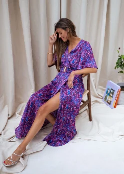 Discount Robe Ariana - rose et bleuEasy Clothes Femme Robes