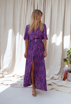 Discount Robe Ariana - rose et bleuEasy Clothes Femme Robes