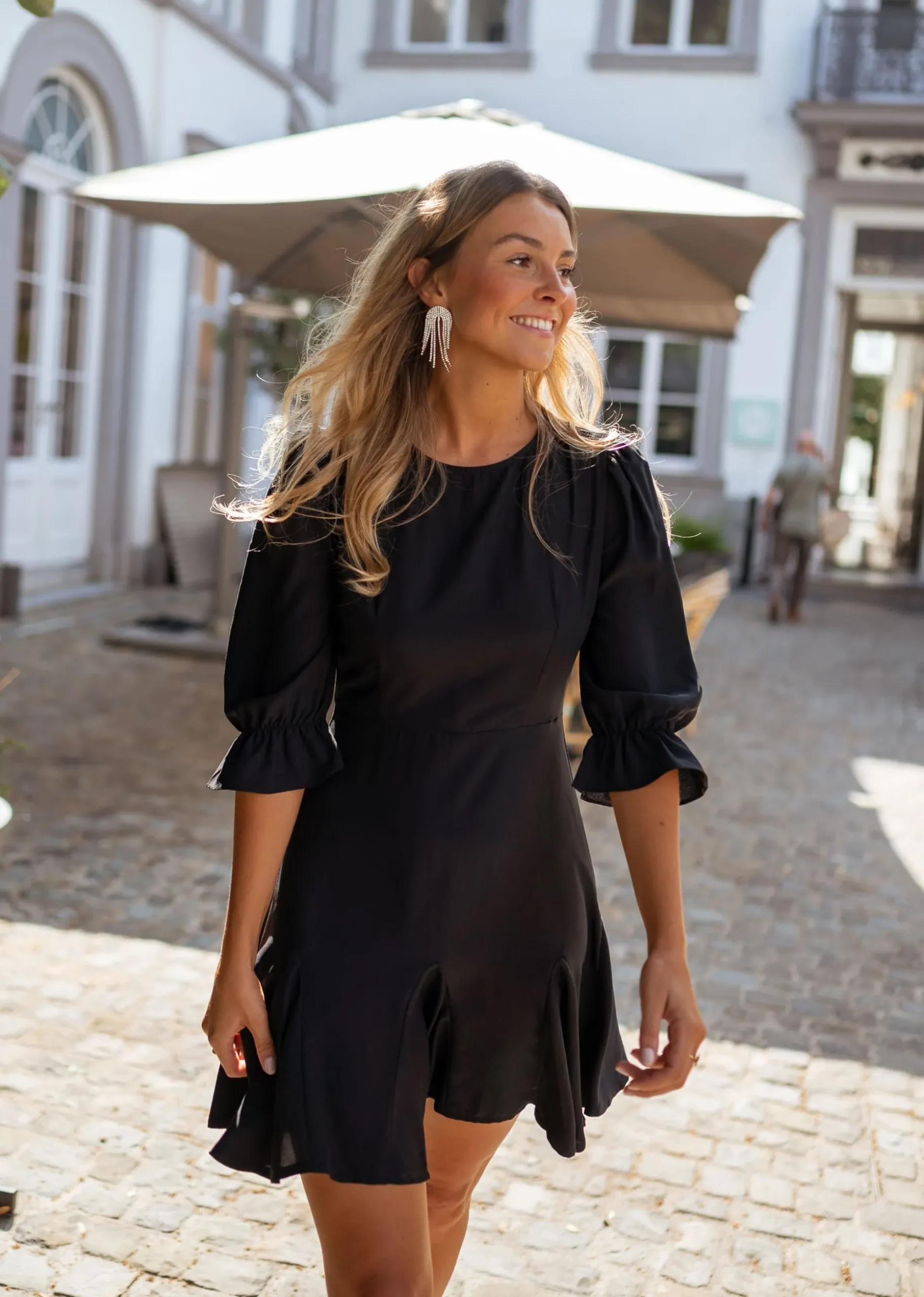 Best Sale Robe Aurélia - noireEasy Clothes Femme Robes