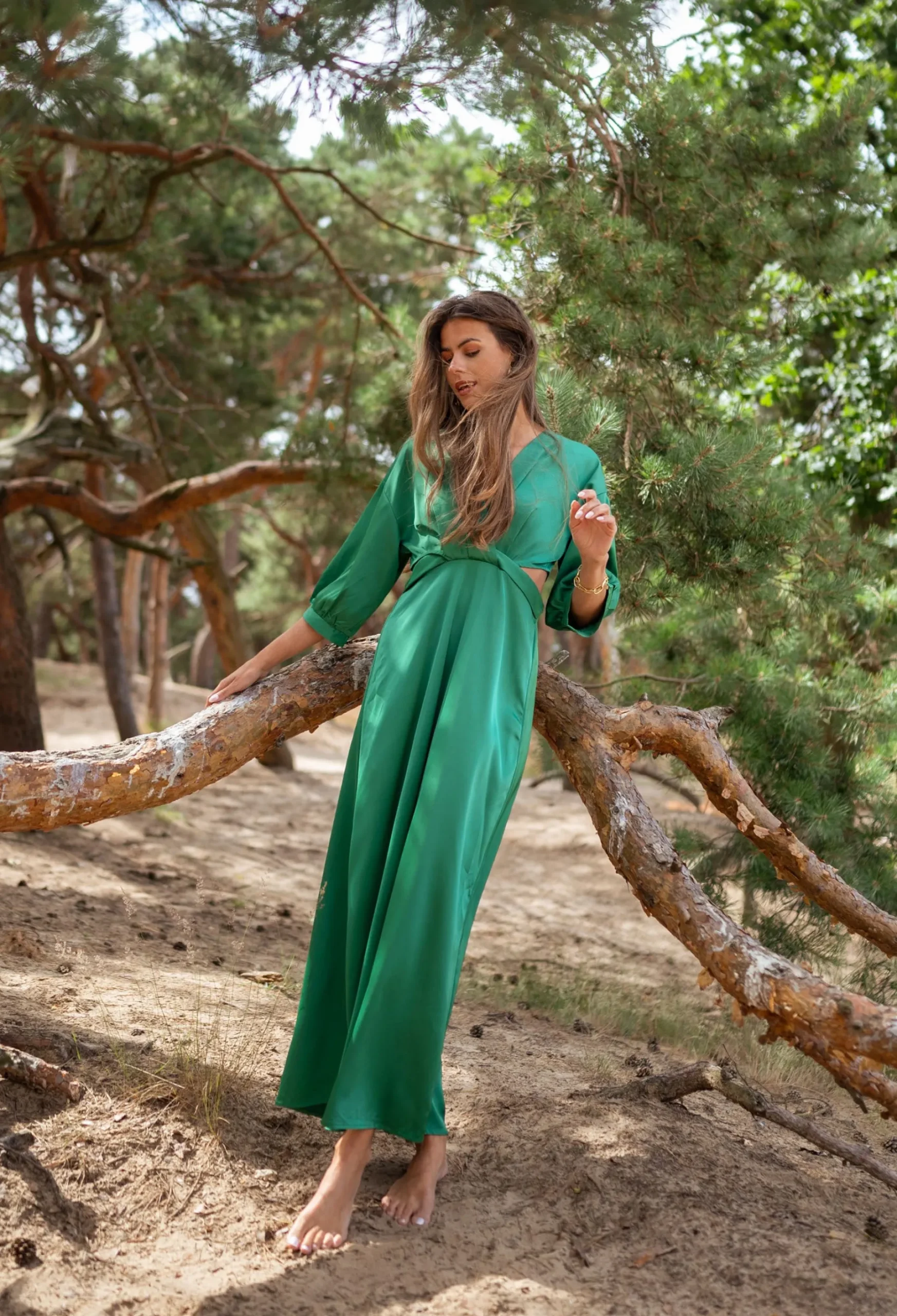 Fashion Robe Bacall - verteEasy Clothes Femme Robes