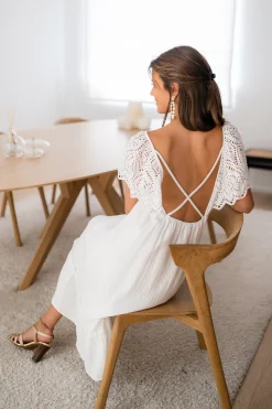 Shop Robe Bridget - écruEasy Clothes Femme Robes