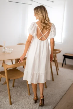 Shop Robe Bridget - écruEasy Clothes Femme Robes