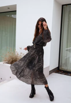 Flash Sale Robe Connie - kaki à motifsEasy Clothes Femme Robes