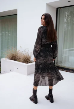 Flash Sale Robe Connie - kaki à motifsEasy Clothes Femme Robes