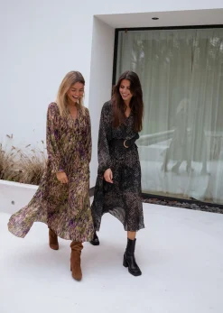 Flash Sale Robe Connie - kaki à motifsEasy Clothes Femme Robes